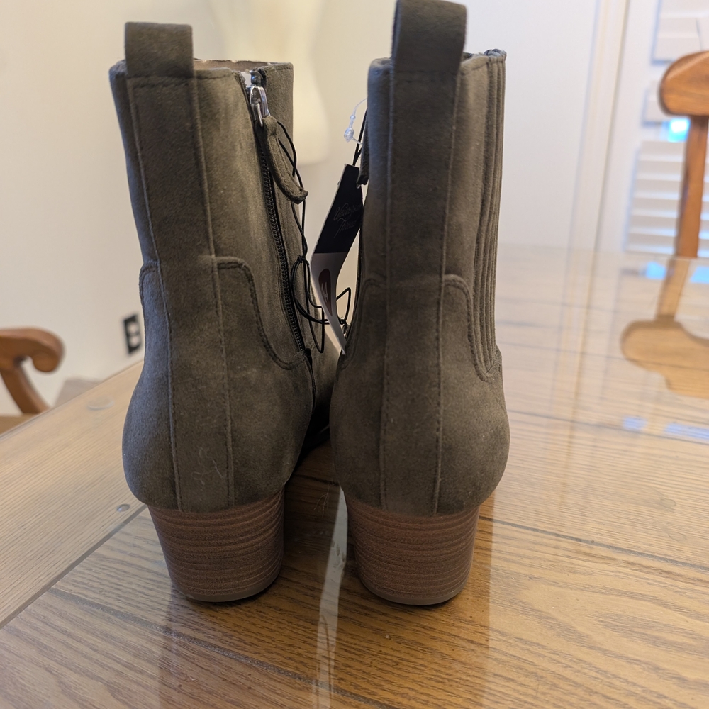 Women's Universal Thread Solita Western Boots Color Olive Green Size Multiple - Picture 5 of 9